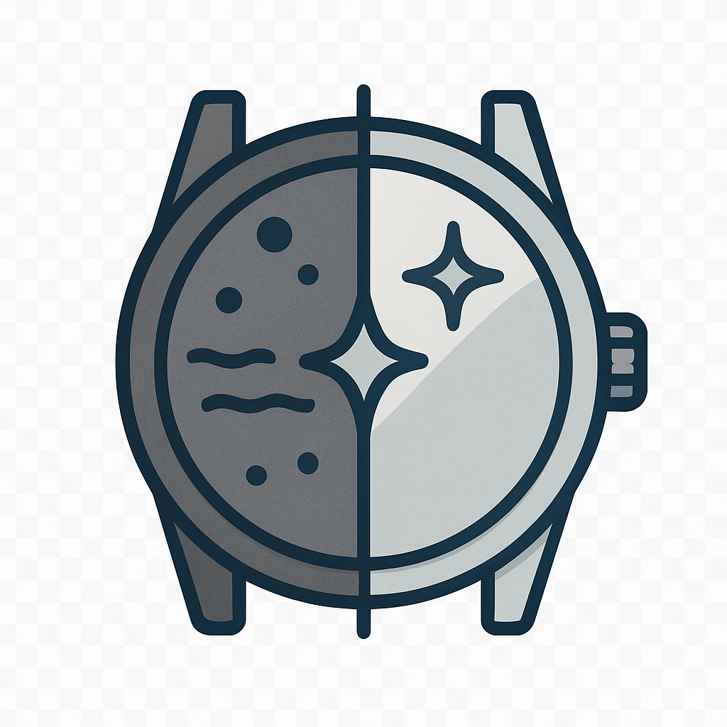 Aufarbeiten von Schmuck- und Uhrenteilen